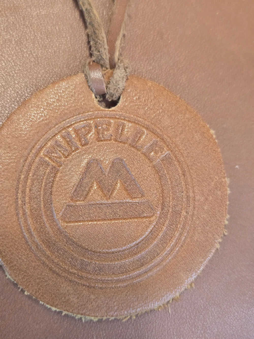 Mipelle Leather Briefcase 16.5